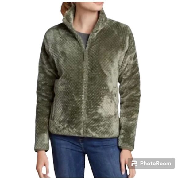 Eddie Bauer Alpine Plush F-Zip Coat - L - Excellent Condition - Picture 1 of 10